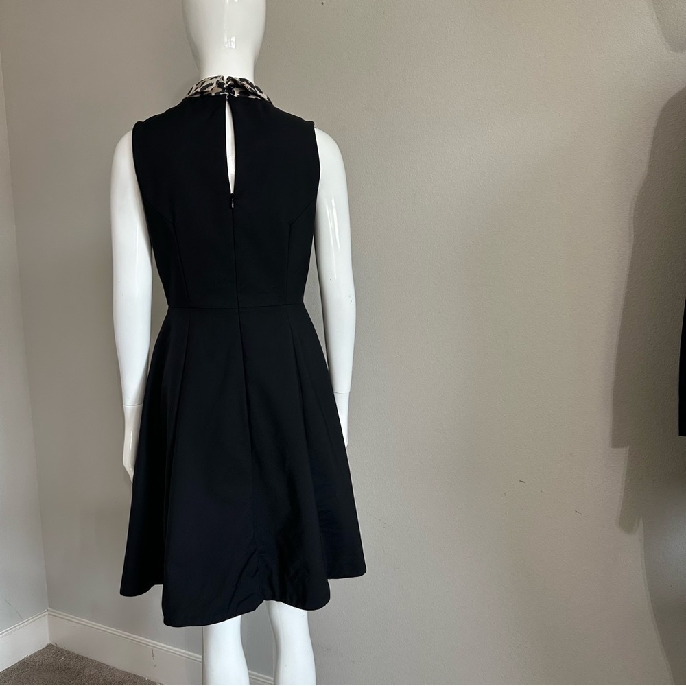 Kate spade Rissa fit & flare sleeveless dress whit leopard collar print - Picture 8 of 14
